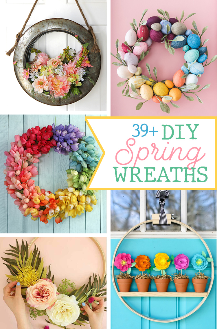 39+ Gorgeous Spring Wreath Ideas
